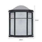 Black Rust Proof Traditional Coach House Wall Garden Outside Lantern Light IP44
