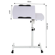 Lazy Mobile Overbed Table Height Adjustable Laptop Stand Sofa Side Tilt Lap Desk