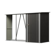 Large Plastic Shed 8x8 6x8 5x4FT Outdoor Garden Tools Storage House with 2 Doors