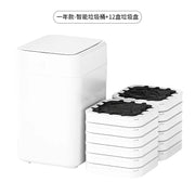 17L Automatic Packaging Trash Can Self-Changing Bag Smart Trash Can Motion Sensor Touchless Garbage Can with Lid for Kitchen