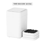 17L Automatic Packaging Trash Can Self-Changing Bag Smart Trash Can Motion Sensor Touchless Garbage Can with Lid for Kitchen